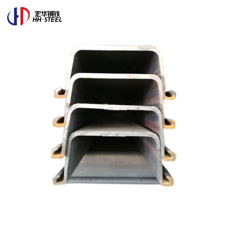 Type II 400X100X10.5mm Sheet Pile Hot Rolled U Z Type 2 Sy295 Sy390 Steel Sheet Pile