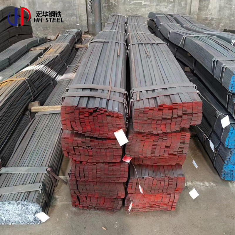 Low carbon steel plate flat iron steel Q355 hot rolled spring steel flat bar for tractor