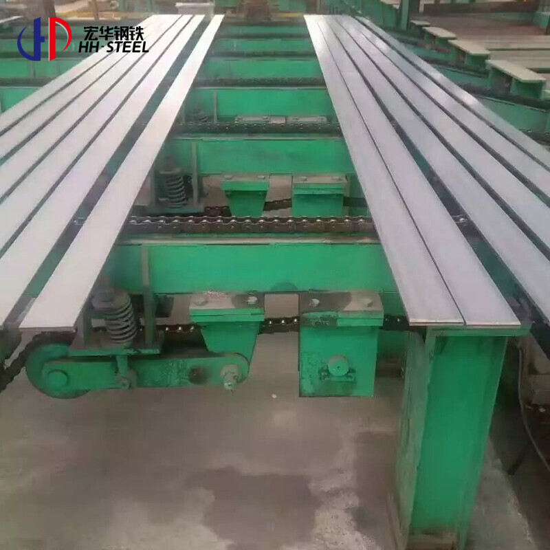 SUS 304 Slitted Stainless steel Flat Bar 40x5mm , Length 6 meters , according to ASTM A 276 & A 484