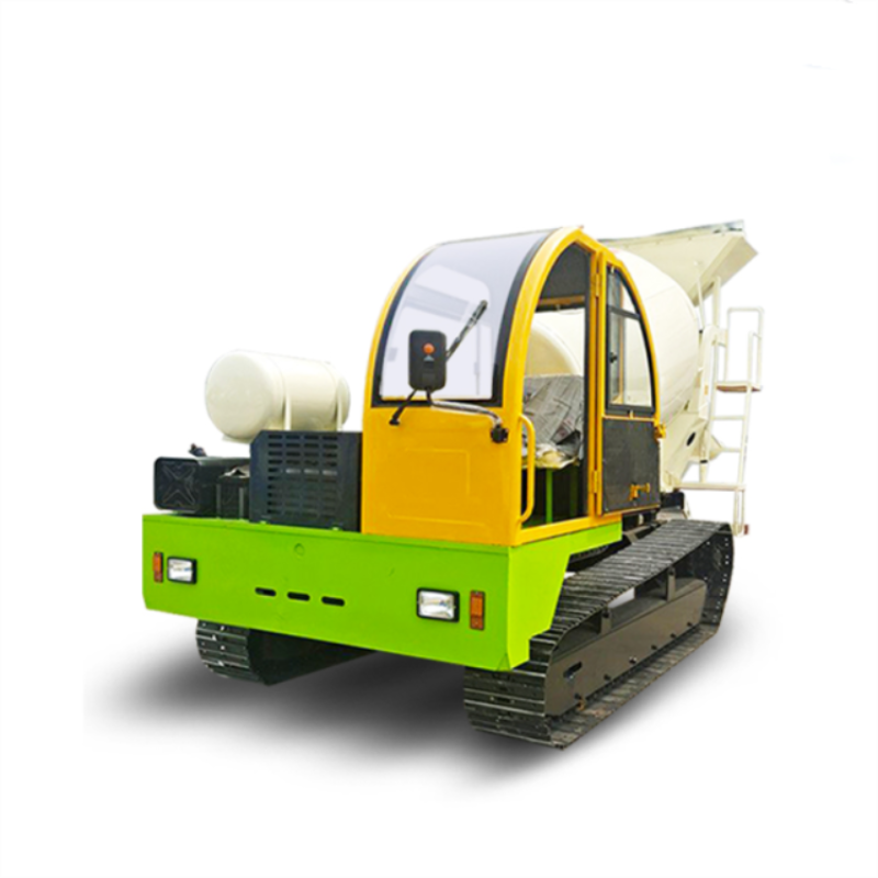 Crawler concrete mixing truck 3m3