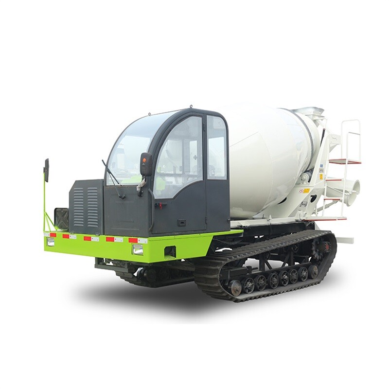 Crawler concrete mixing truck 4m3