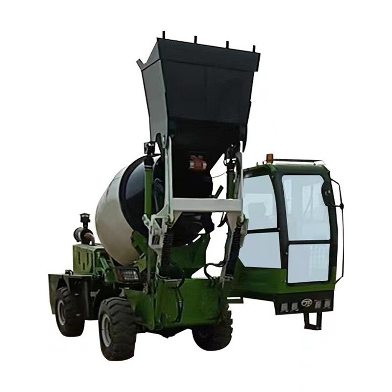 Self-loading Concrete mixer truck