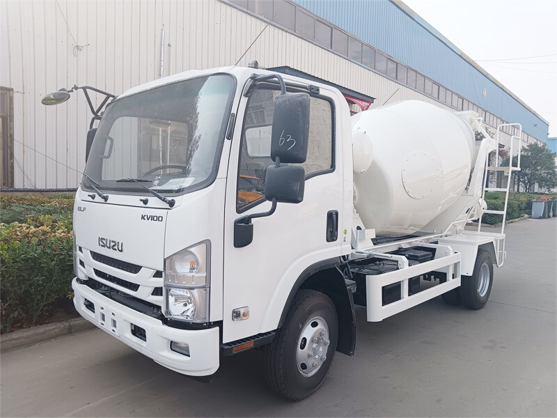 Isuzu concrete mixer truck