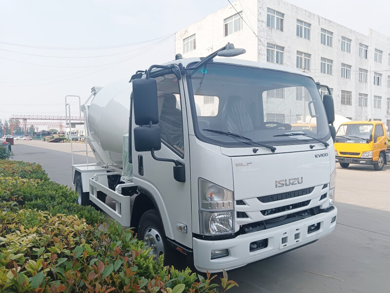 Isuzu concrete mixer truck
