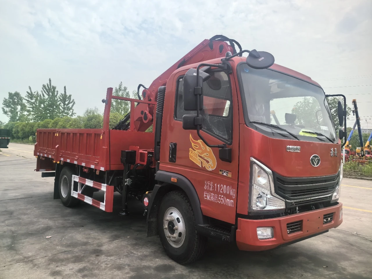 6.3TON Folding Arm Truck Crane