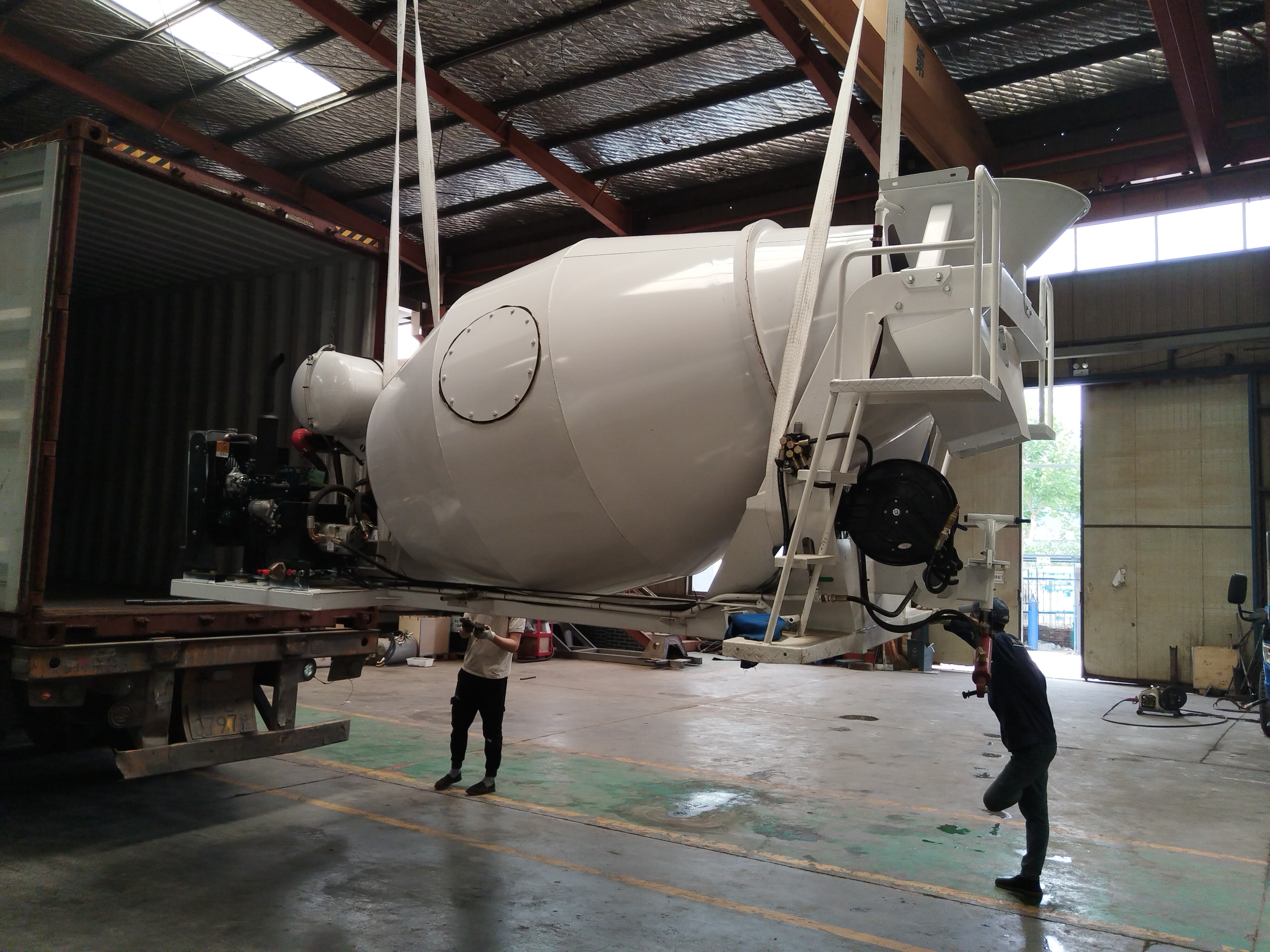 Concrete mixing drum packing Concrete mixing drum packing