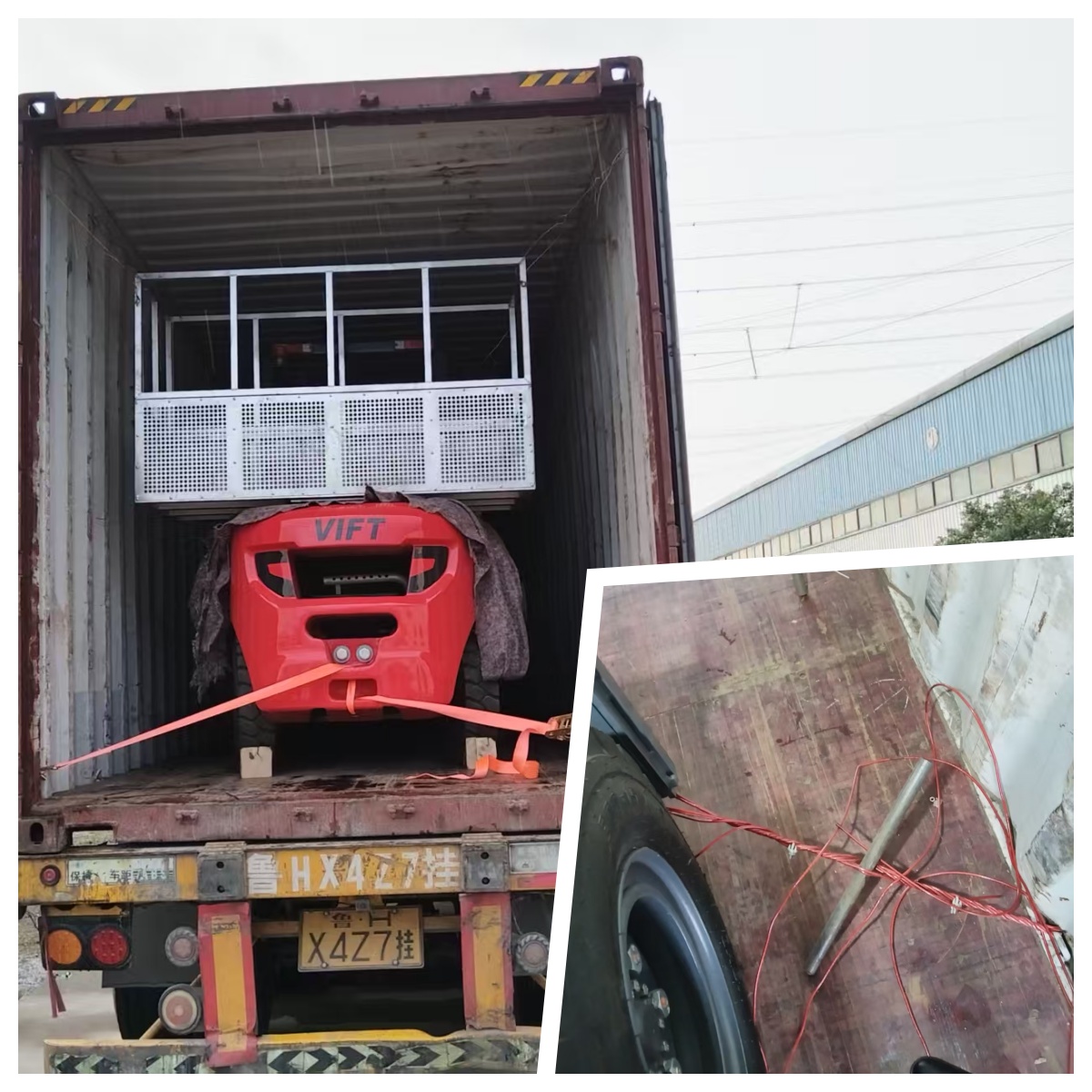 Aerial work vehicle sent to North Macedonia Aerial work vehicle sent to North Macedonia