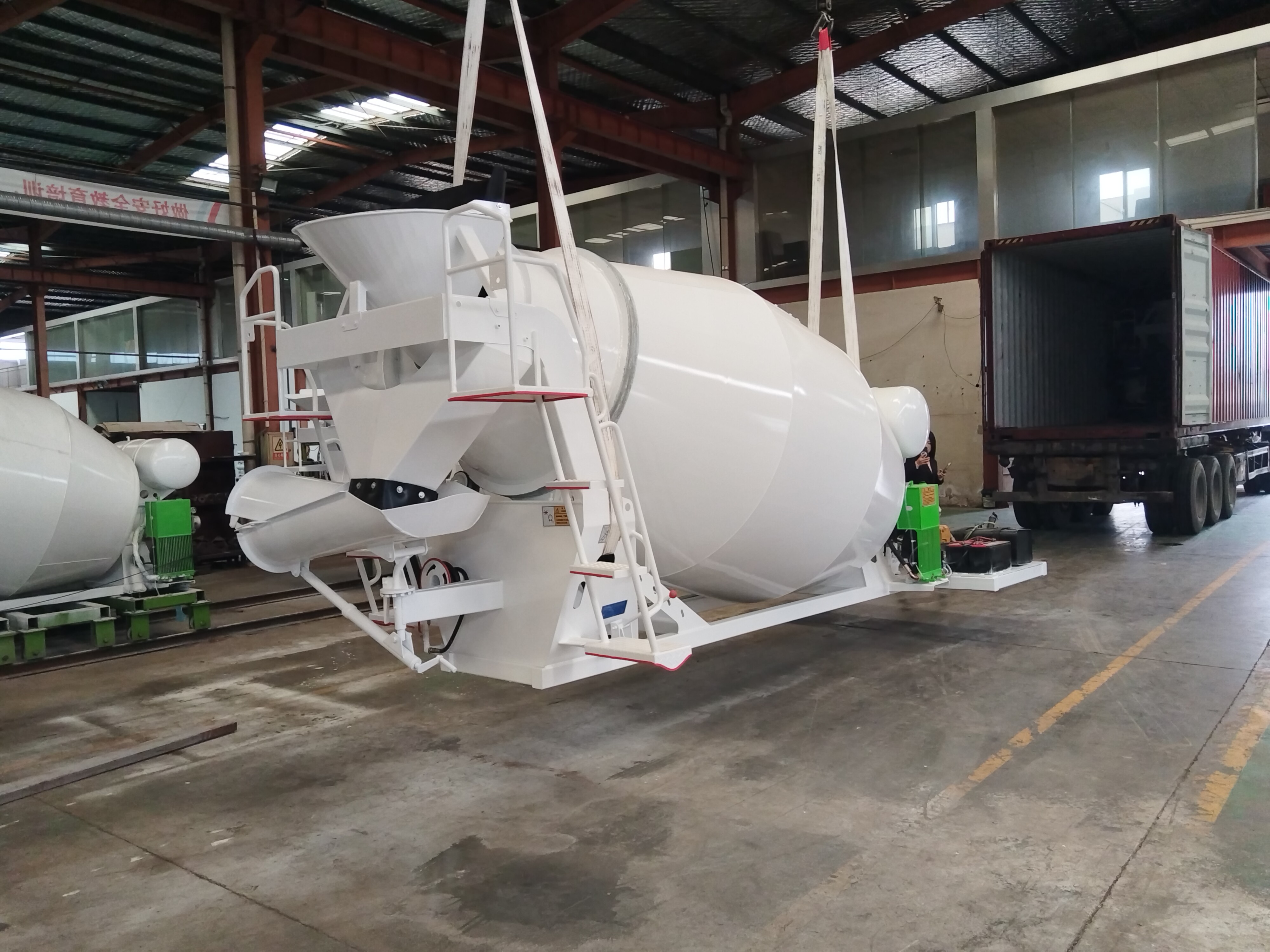 Concrete Mixing Tanks Delivered to Guyana Concrete Mixing Tanks Delivered to Guyana