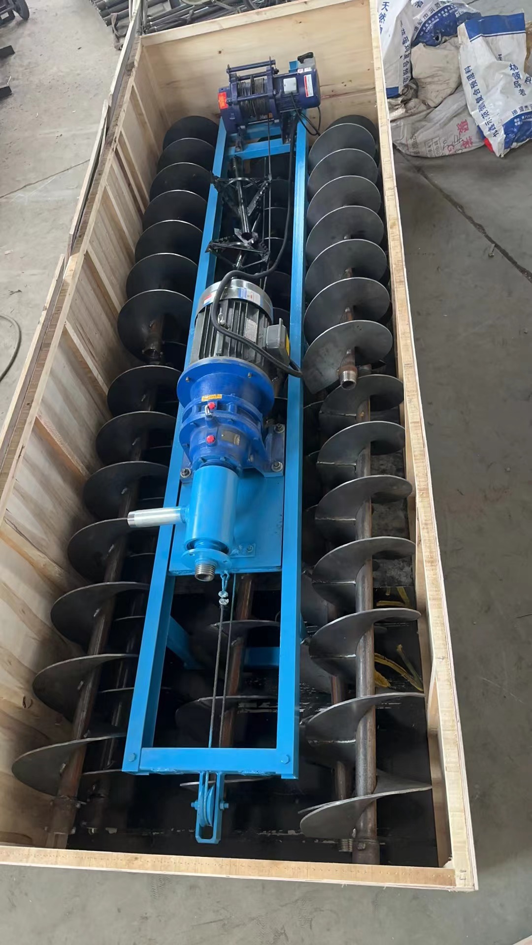 Electric Horizontal Drilling Machine Packed in Argentina