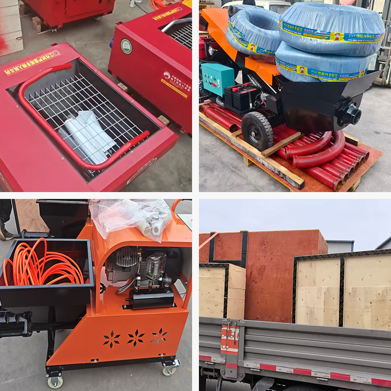 Concrete diesel pump packing in Brazil
