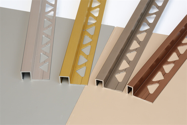 Tile square corner edge strip