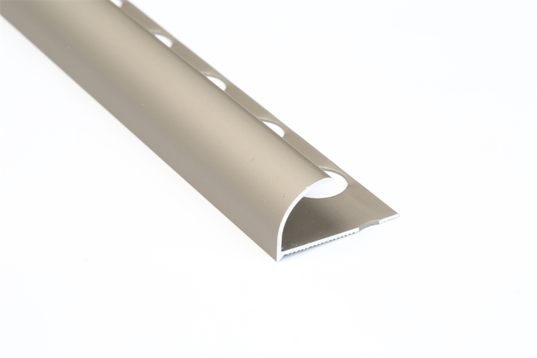 Tile arc opening edge-closing strip