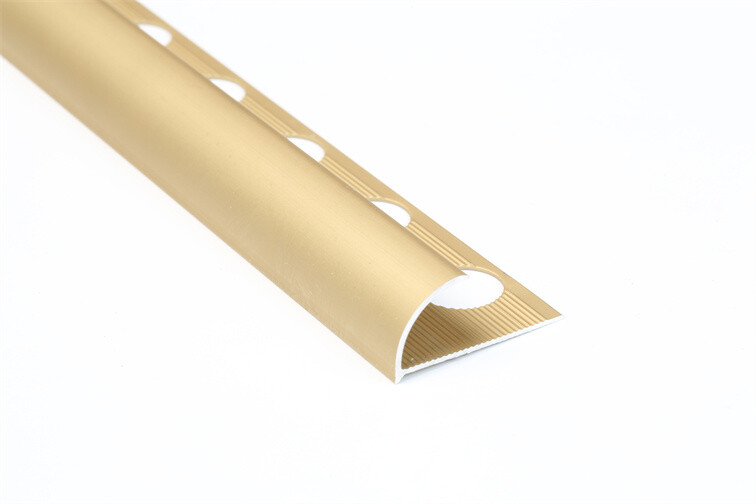 Tile arc opening edge-closing strip