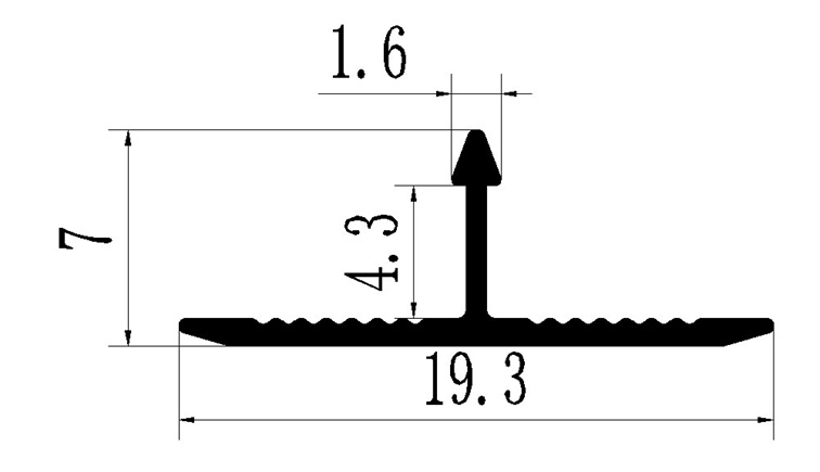 Edge closing of floor buckle
