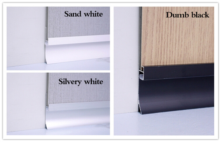 Wall panel embedded with lamp belt skirting line