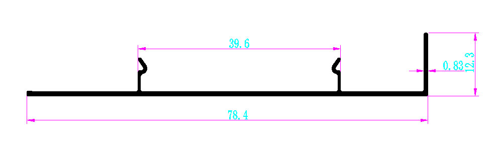 09 thick straight plate with baseboard clamped.