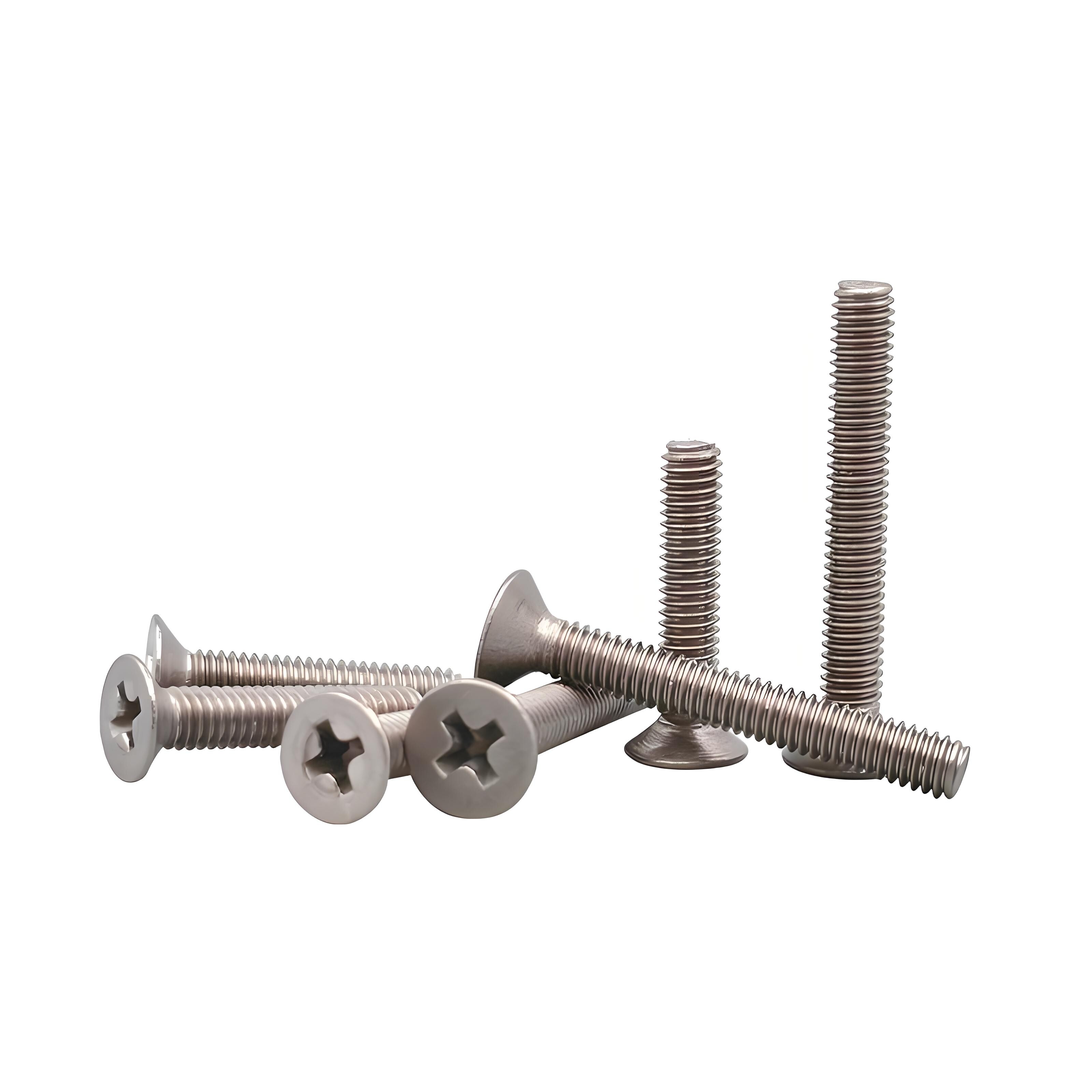Titanium Flat Phillips Machine Screws (vis de machine plates en titane)