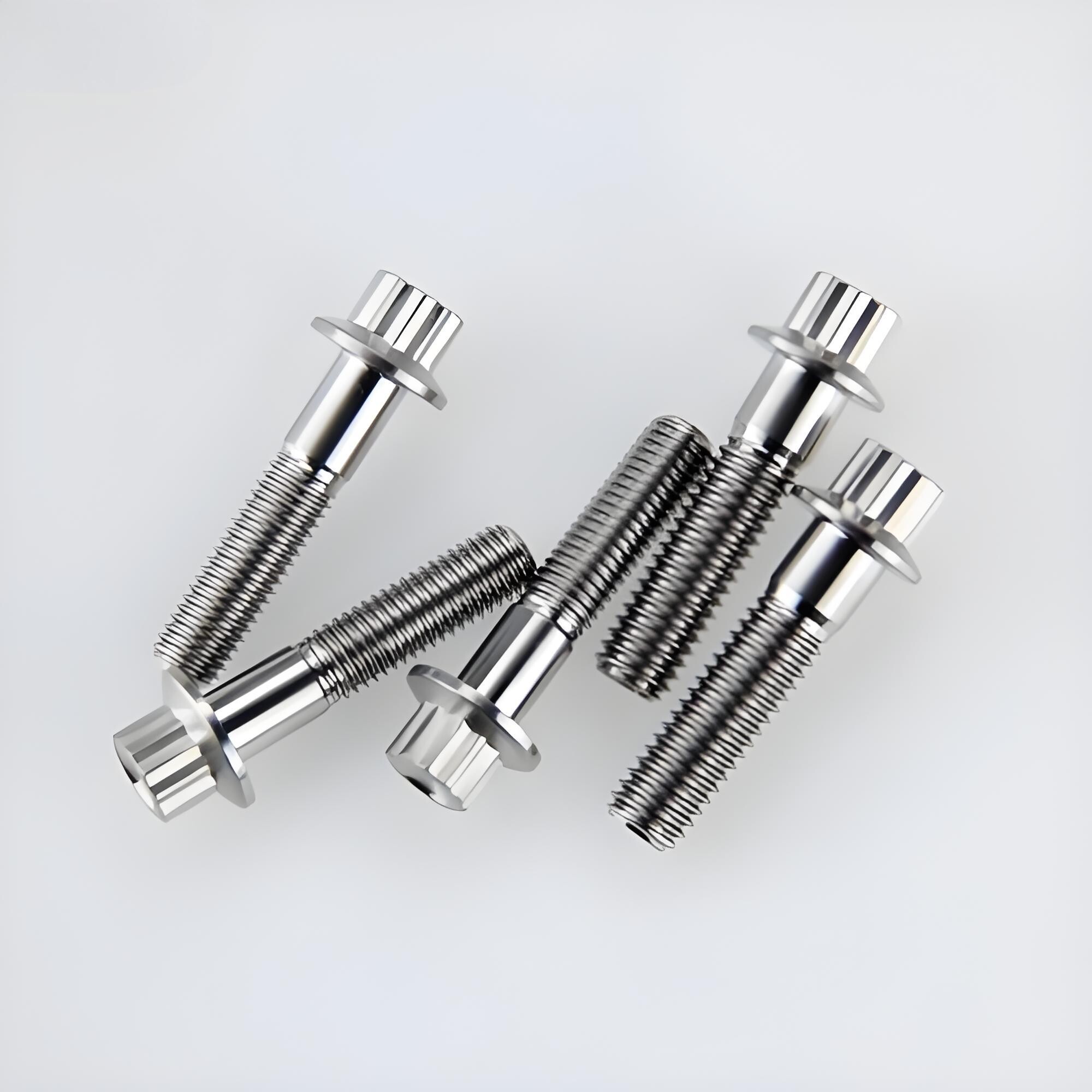 Tornillos de cabeza con brida de 12 puntas de titanio