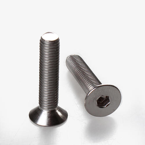 Tornillos, pernos y pernos de cabeza lobulada de titanio con brida grande