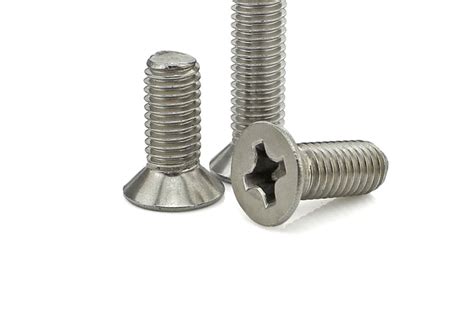 Tornillos ranurados planos de titanio