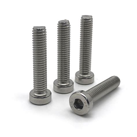 Tornillos de cabeza cilíndrica de titanio Tornillos de cabeza cilíndrica de titanio