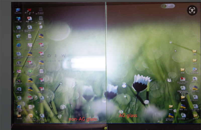 Anti-Fingerprinted  Glass for Industrial  Cover Glass Panel/Display Screen Panel