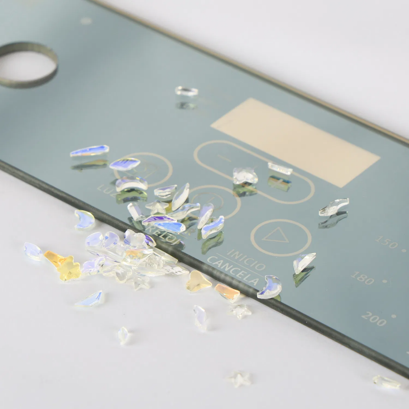 Vibrant Silk Screen Printed Glass for Refrigerators and Acs