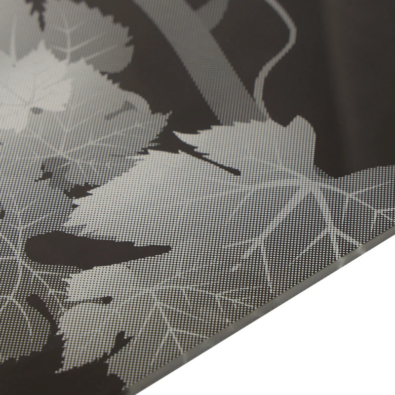 Vibrant Silk Screen Printed Glass for Refrigerators and Acs