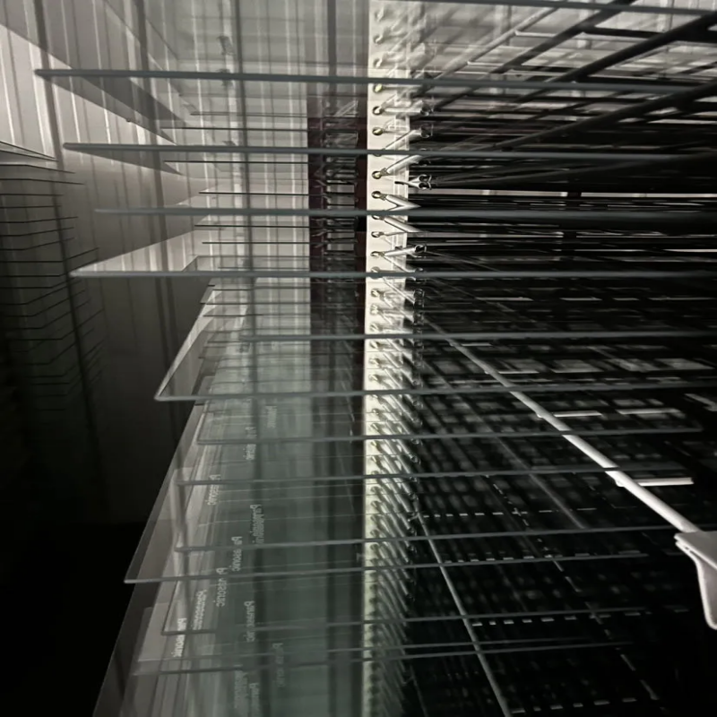 Silk Screen Printed Tempered Glass for Household Electronice Device Glass Factory Supply