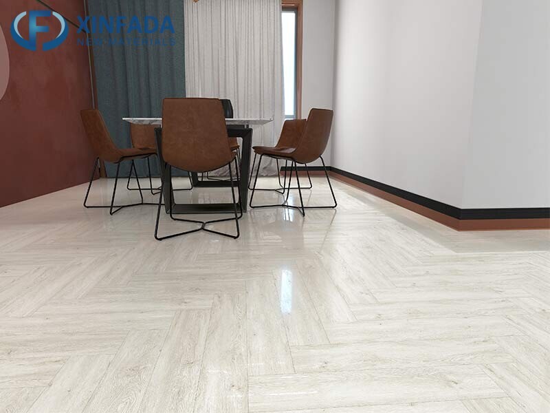 2mm Essence Oak Waterproof Glue-Down Luxury Vinyl Plank Flooring 6 in. Wide x 48 in. Long