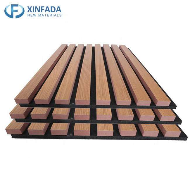 High Density Wooden Polyester Fiber MDF Lightweight Soundproof Acoustic Wall