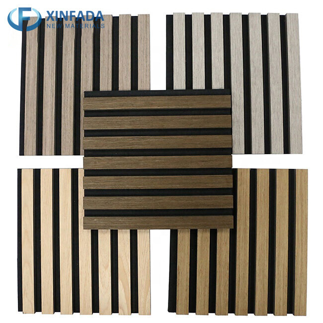 High Density Wooden Polyester Fiber MDF Lightweight Soundproof Acoustic Wall