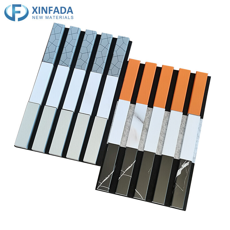 Interior Home Decoration Soundproof Wall 3d Panel Wpc Wall Panel Fluted Wall