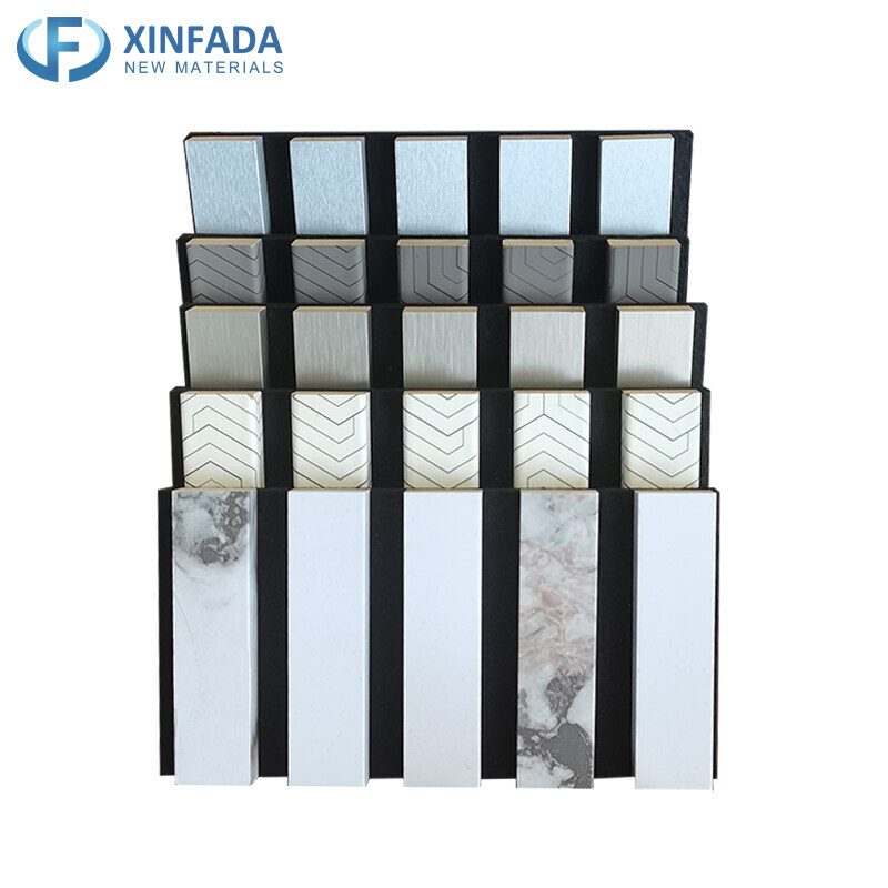 Interior Home Decoration Soundproof Wall 3d Panel Wpc Wall Panel Fluted Wall