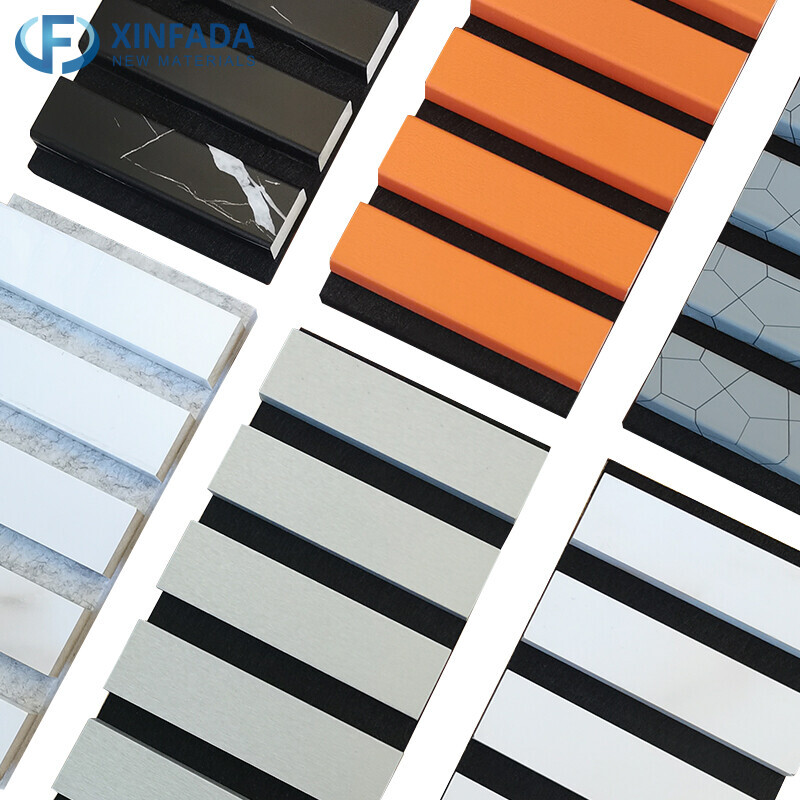 Interior Home Decoration Soundproof Wall 3d Panel Wpc Wall Panel Fluted Wall