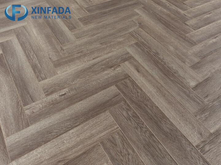 New Design Herringbone Pattern V-Groove Moisture-Proof Engineered Wood Laminate Flooring