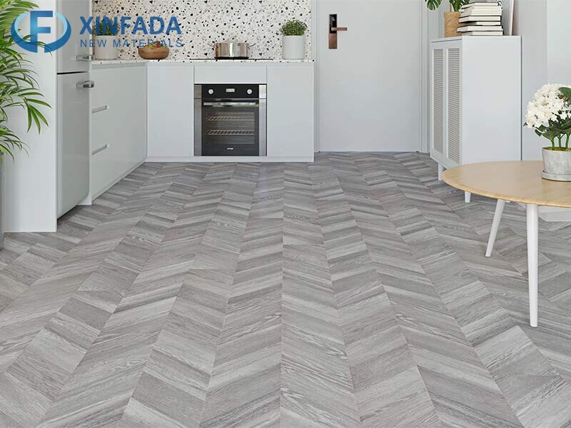 Herringbone Click Lock Flooring Tile Plank Rigid HDF Laminate Wood Flooring