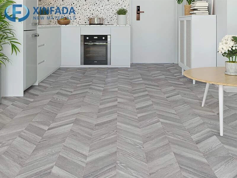Herringbone Click Lock Flooring Tile Plank Rigid HDF Laminate Wood Flooring