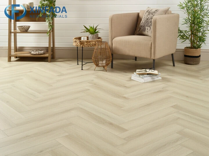 High Grade Luxury Different Thickness Herringbone Vinyl Spc Flooring