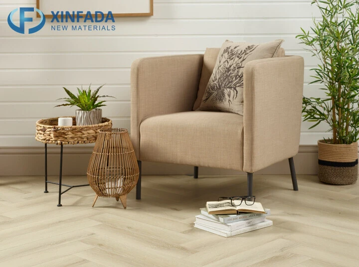 High Grade Luxury Different Thickness Herringbone Vinyl Spc Flooring