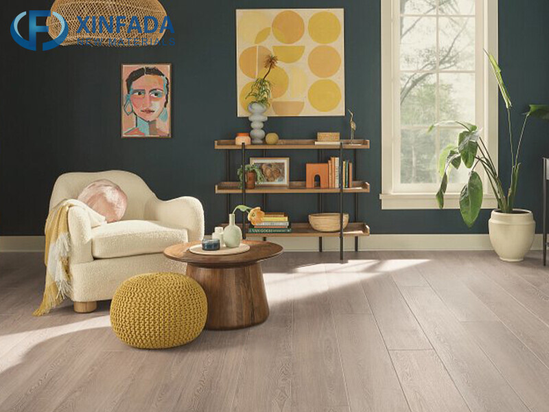 Grayish Brown Wear-Resistant Luxury Vinyl Flooring