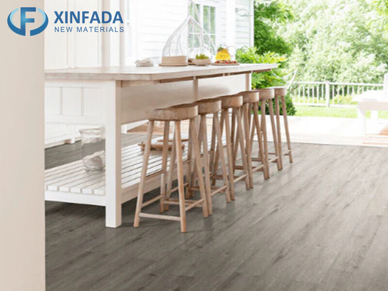 Imitation Oak Glued Vinyl Flooring