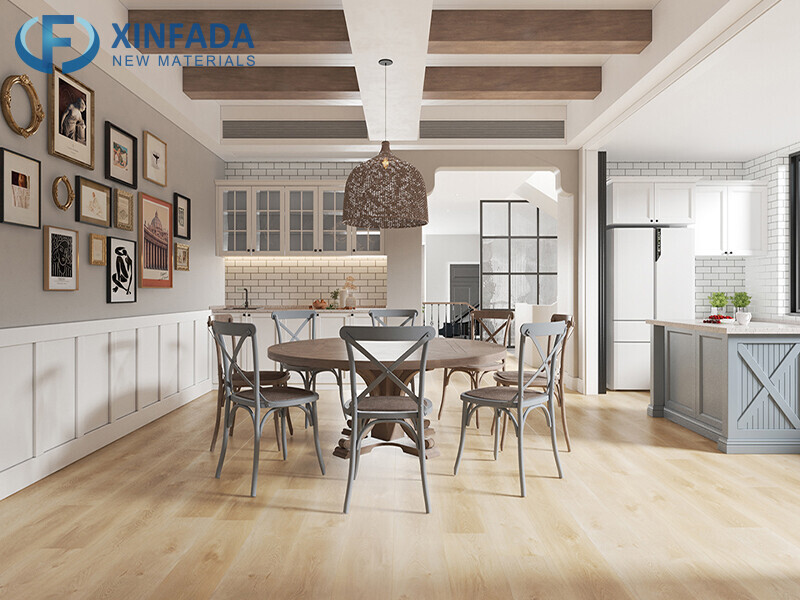 7mm SPC Flooring With Insulated Backing