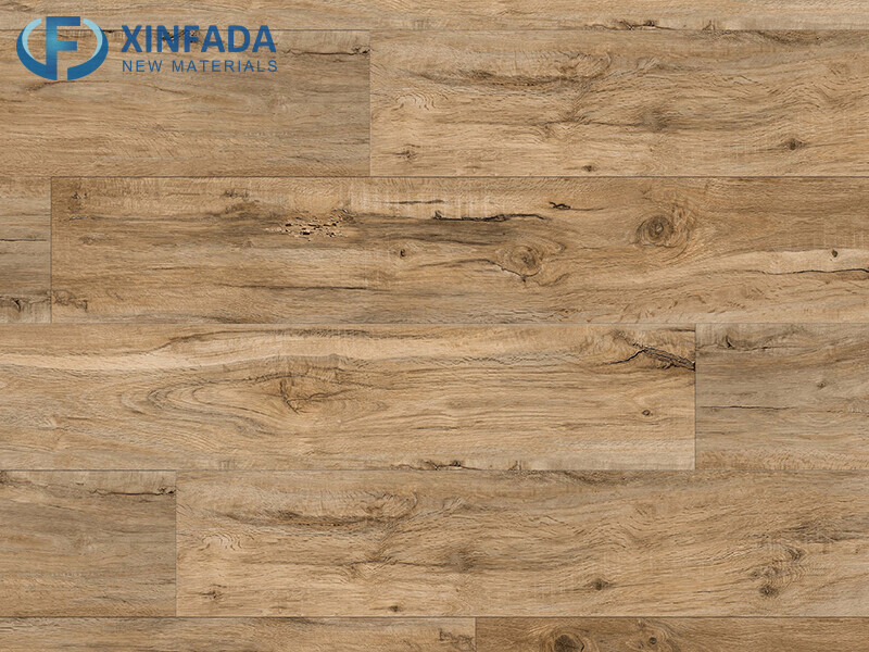 Brown Embossed SPC Flooring