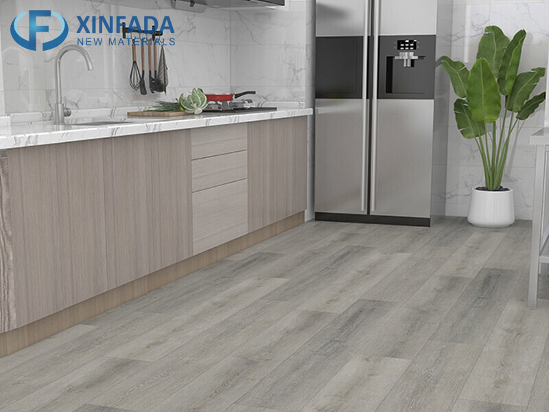 Grey Matte Embossed SPC Flooring