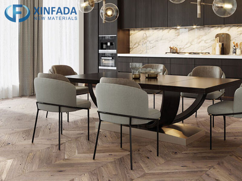 SPC Chevron Flooring