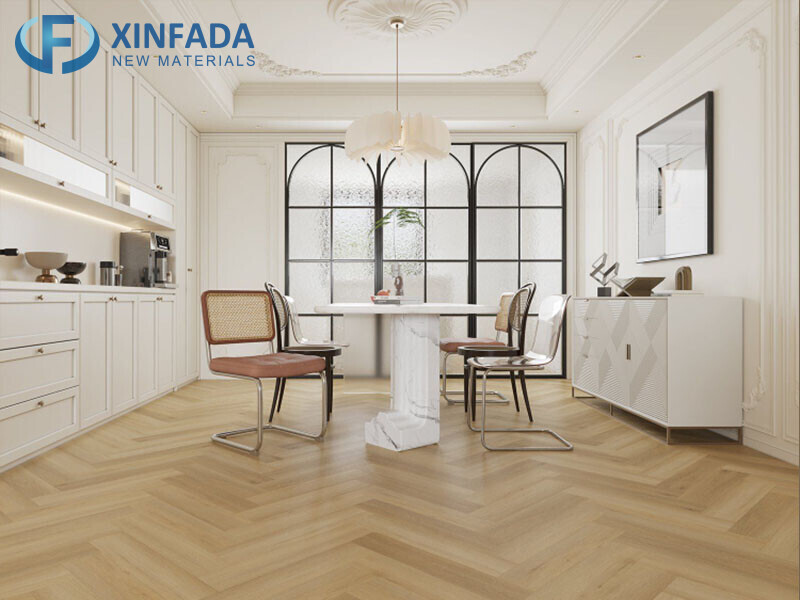 SPC Herringbone Anti-Slip Flooring