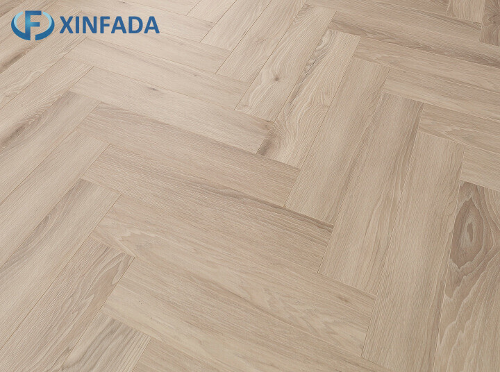 Embossed High-Density Fiberboard Oak Parquet Composite Flooring