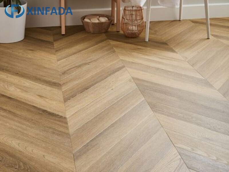 6mm Vinyl Click Herringbone White Marble Interlocking Laminate Spc Floor