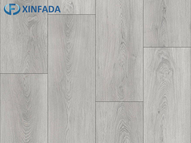 Gray 6mm Stain-Resistant SPC Flooring